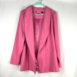 Torrid Lightweight Barbie Pink Blazer Size 0X